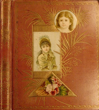 Item #21325 A scrap album containing an exceptional collection of American advertising and trade...